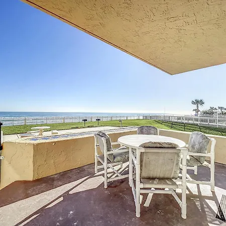 Oceanfront Ground Floor Condo W Pool, Walk To Flagler